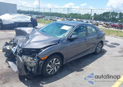 2018 Honda Civic Ex z USA, uszkodzony, nr VIN 2HGFC2F72JH574003